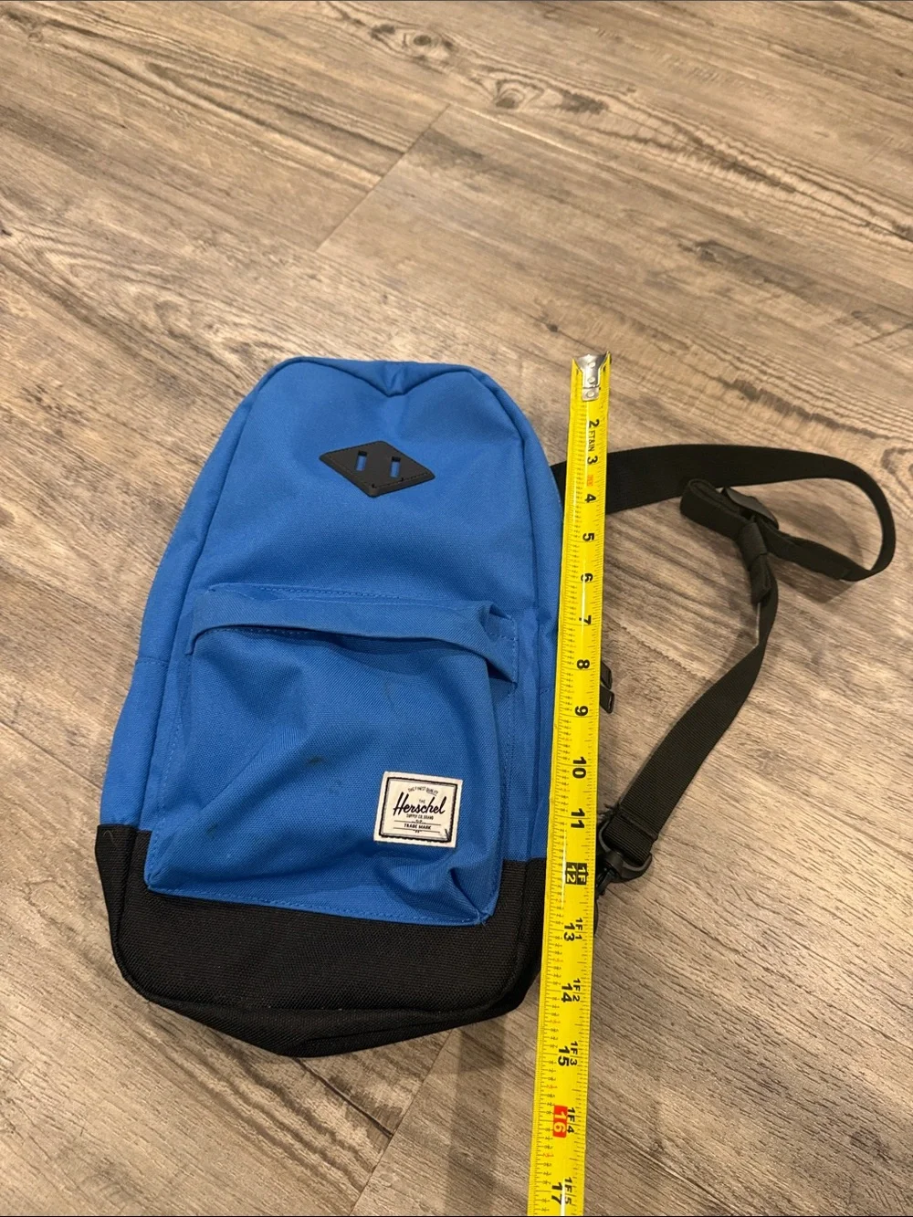 Herschel Heritage Sling Backpack Crossbody Festival Bag Blue Black Unisex